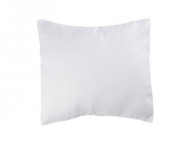 Big white mink cushion