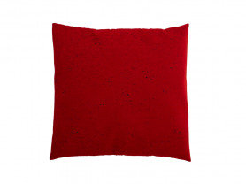 Flisé red cushion