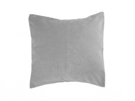 Pearl gray velvet cushion cover 50 x 50 cm