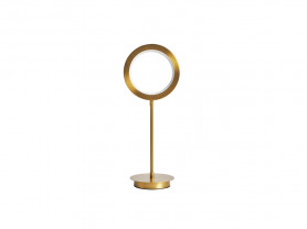 Golden circle lamp