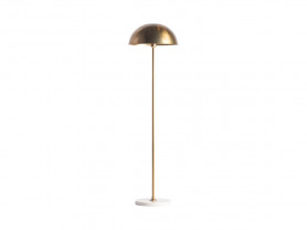 White gold floor lamp