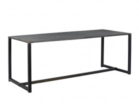Anthracite table 200x73