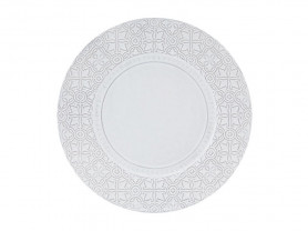 Rua nova white plate 34 cm