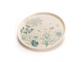 Green Flora tray/plate 34 cm