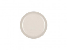White stone dessert plate 22 cm