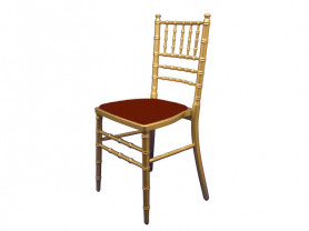 Chiavari red cushion chair