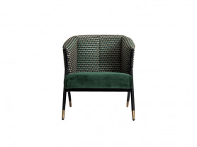 Green Manhattan armchair