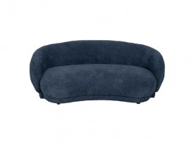 Woven blue sofa