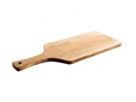 Cutting board 33x18 wood with handle