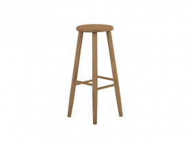 Coffee wooden stool