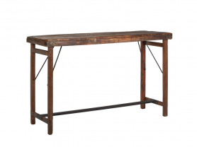 Vintage wood high table