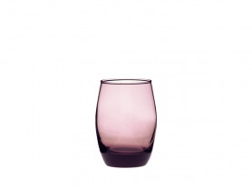 Transparent burgundy glass