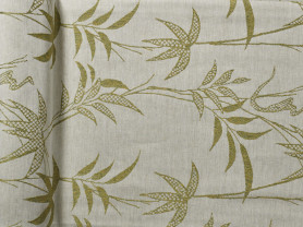 Mantel lino palmeras reversible