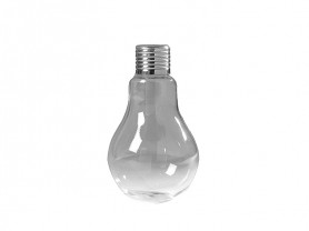 Vase transparent glass bulb