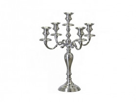 Candelabro plata 5 velas