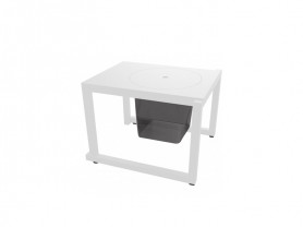 Sisley white table bucket