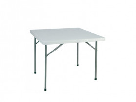 Mesa resina plegable 90x90 cm