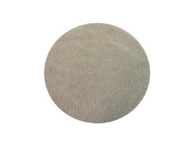 Alfombra Perlon beige redonda 150 cm ø