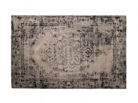 Romani carpet black and gray