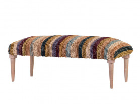 Multicolor Mayan bench