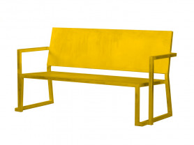 Sisley yellow sofa