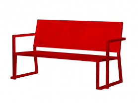 Red Sisley sofa