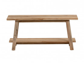 Tulum natural wood bench