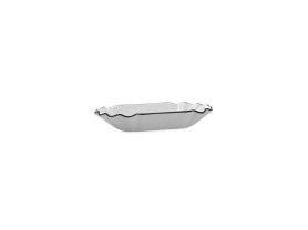 Bandeja blanca filo negro 20,5x11 cm