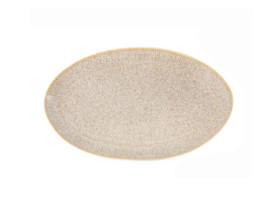 Bandeja Calobra crema 34 x 20 cm