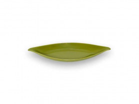 Green Canoe Tray 49x15 cm