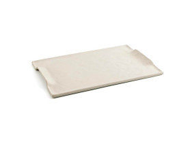 Bandeja mineral natural con asa 35 x 23 cm