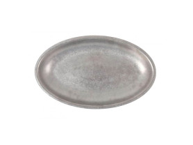 Old silver oval tray