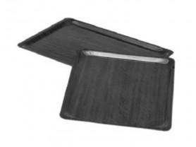 Black palm tray 62 cm