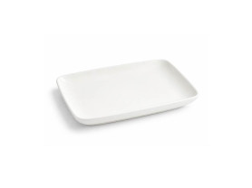 Rectangular porcelain tray