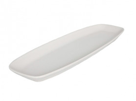 Extra long porcelain tray