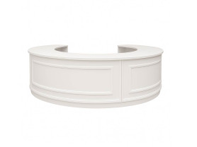 Conjunto de 4 módulos Round blancos