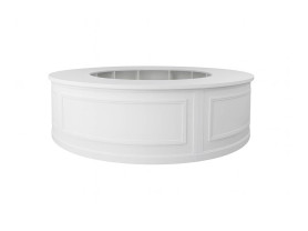 Conjunto de 5 módulos Round blancos 