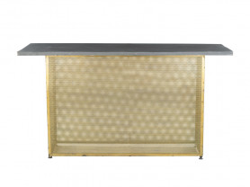 Golden grille counterbar