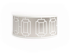 Barra de espejo blanca