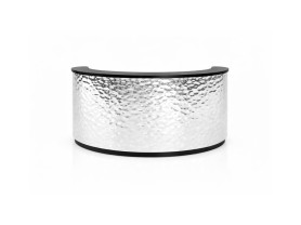 Round silvered water bar
