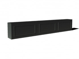 Triple black Roma bar counter