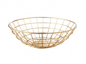 Golden grid bowl