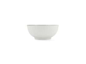 Bol blanco filo negro 20,5 cm