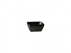 Black square bowl