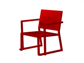 Red Sisley Armchair