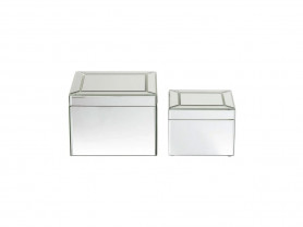 Glass mirror boxes