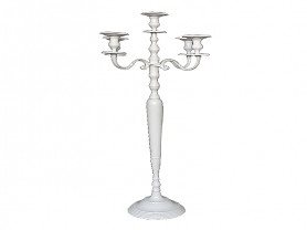 White candlestick 130 cm 5 candles