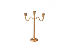 Candelabro dorado Carter 45 cm