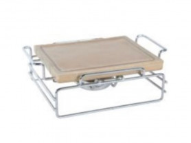 Chafing-dish piedra gres con estructura