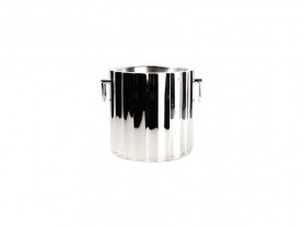 Metal Wave Champagne Bucket 23 cm